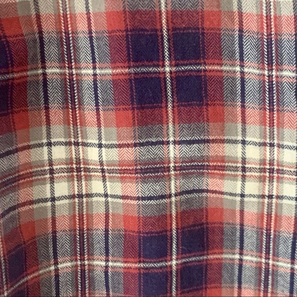 CALIFORNIA TAILOR No. 1 Flannel Button Up Shirt Plaid 100% Cotton Soft Size L - Picture 4 of 13